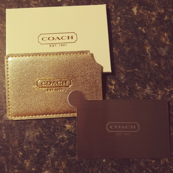 Coach pocket mirror with sleeve - Picture 3 of 6